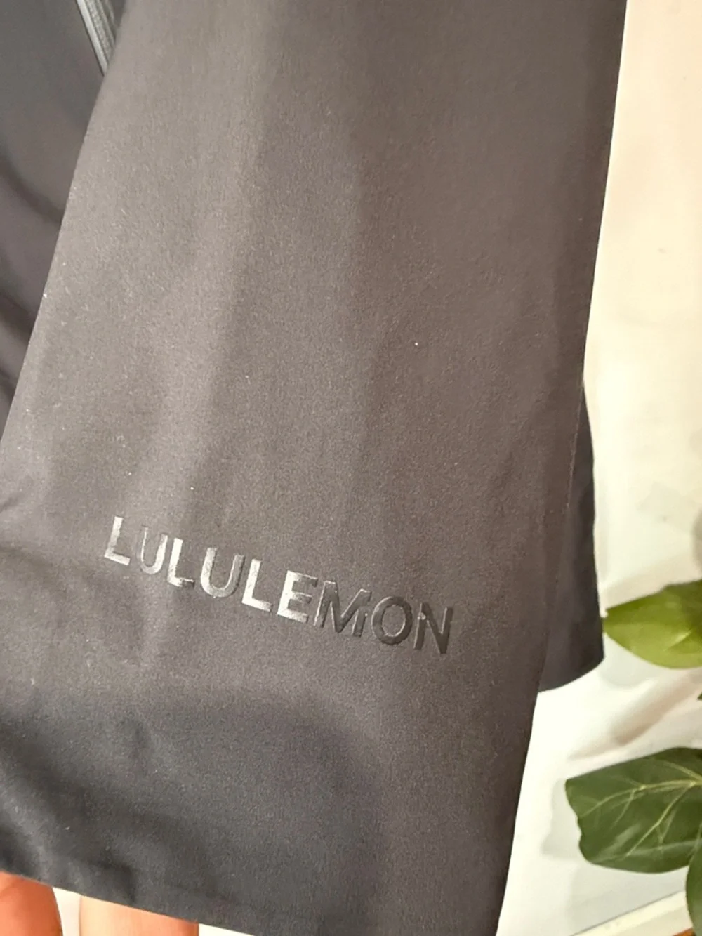 lululemon athletica Black Hooded Trench Coat